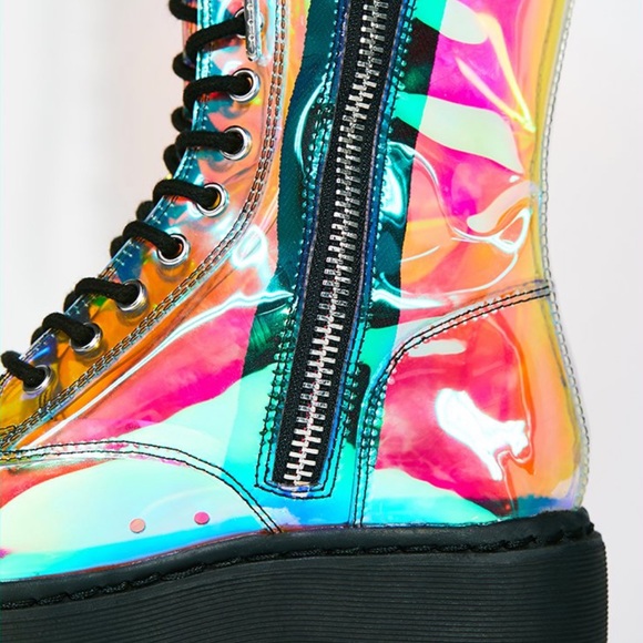 Dolls Kill Shoes Cosmic Renegade Combat Boots Poshmark